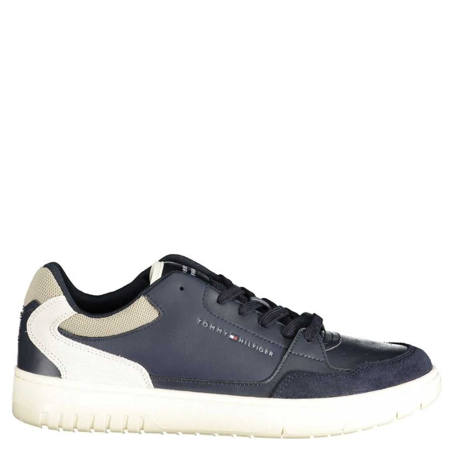 Blue Polyester Sneaker