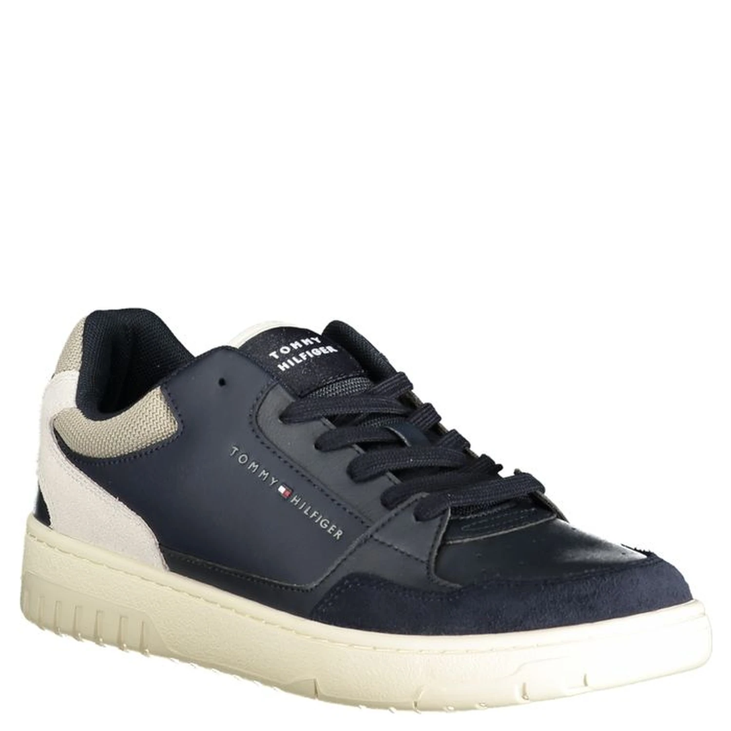 Blue Polyester Sneaker