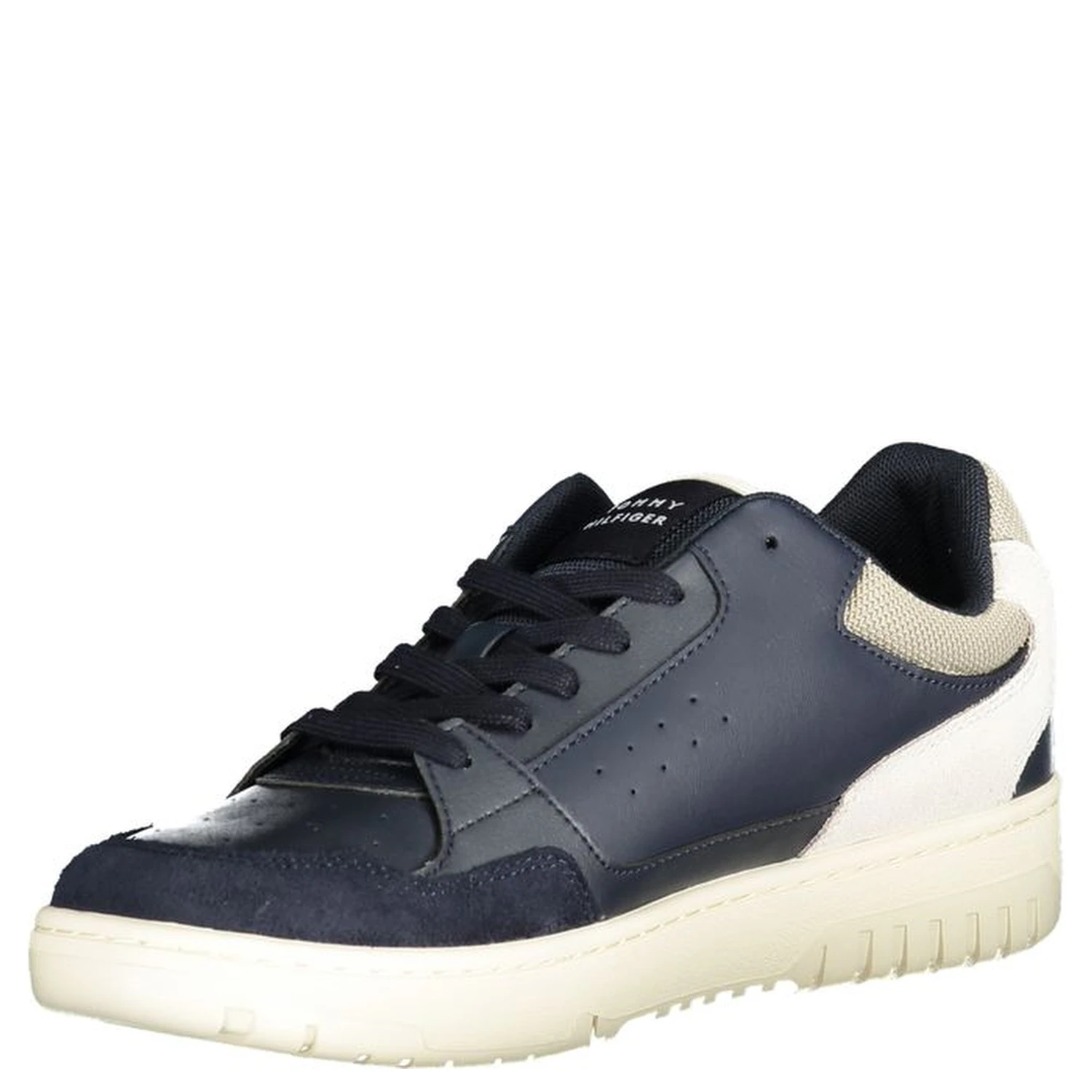 Blue Polyester Sneaker
