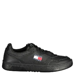 Black Polyester Sneaker