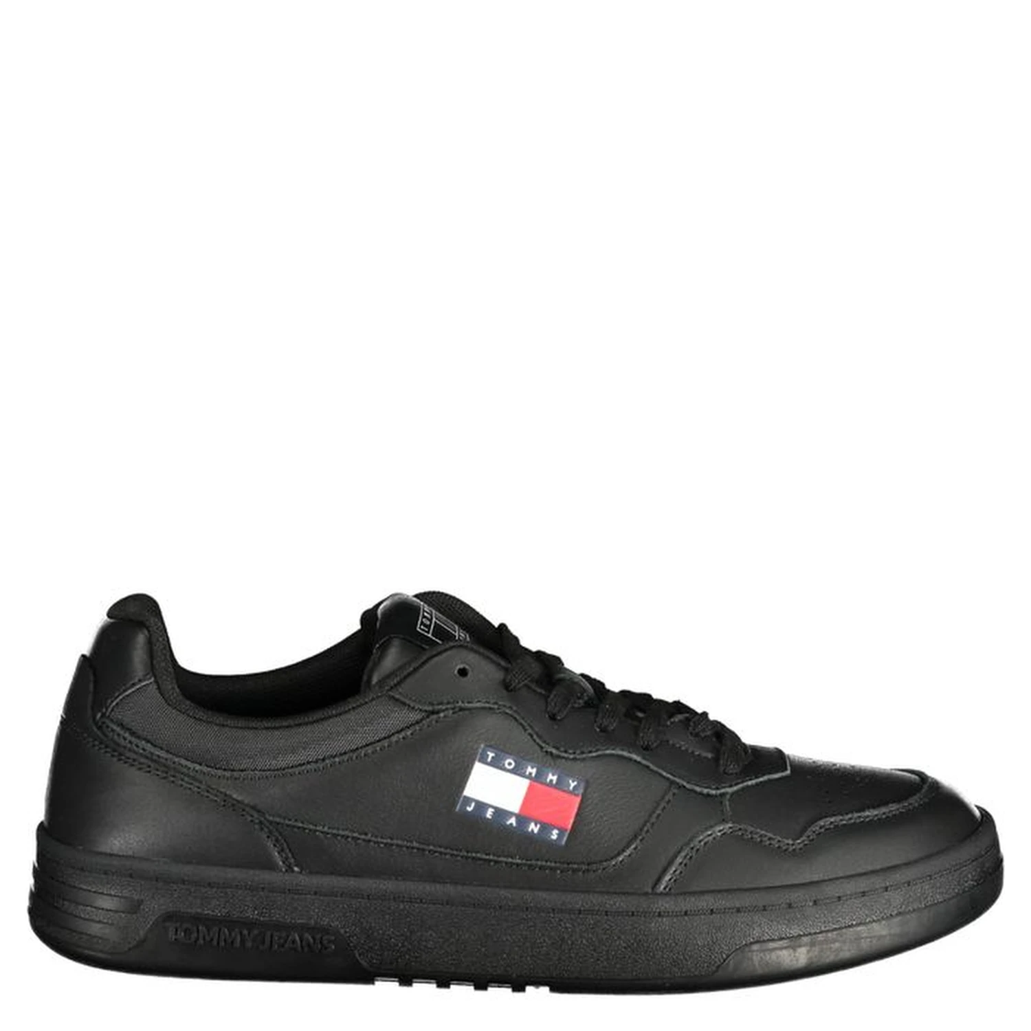 Black Polyester Sneaker