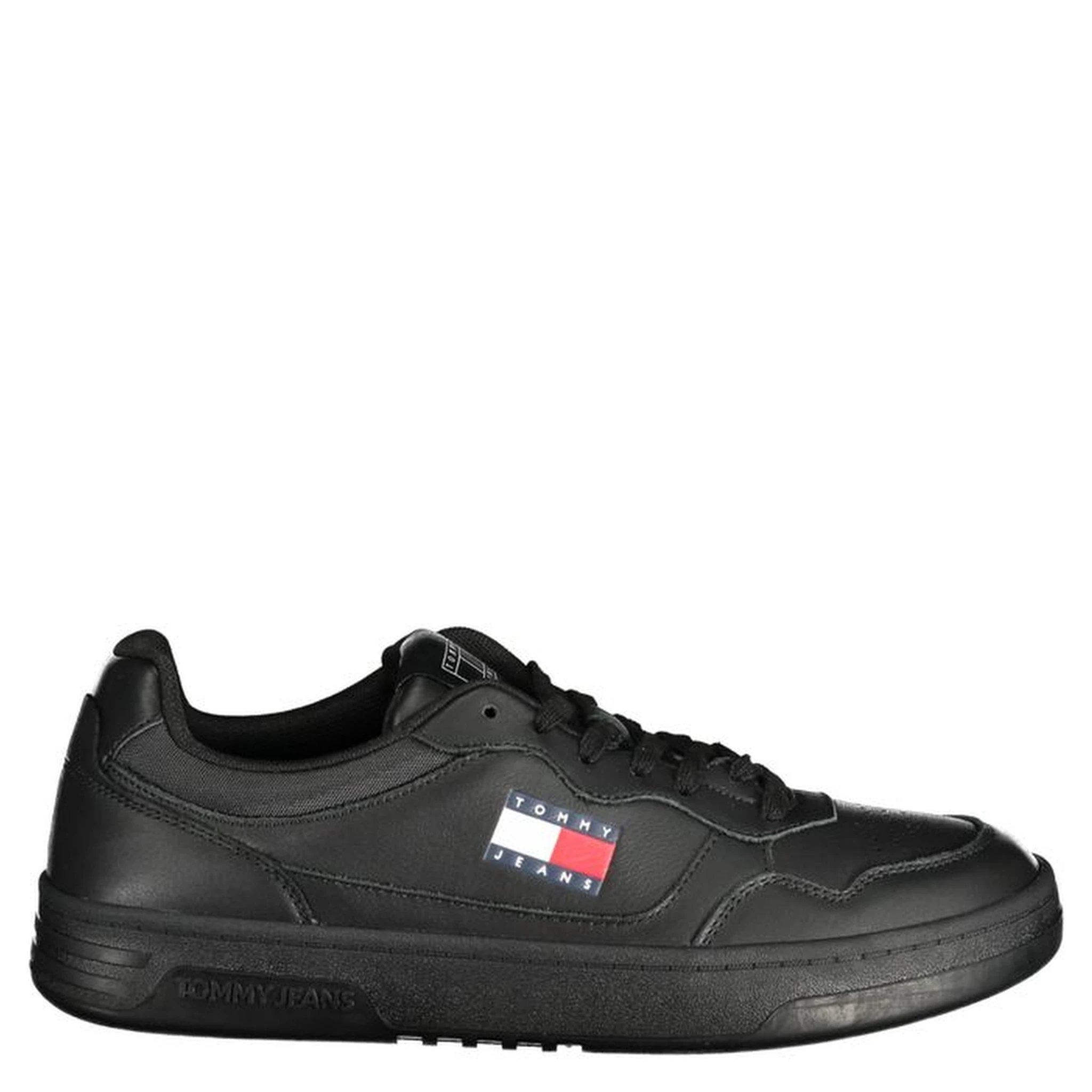Black Polyester Sneaker