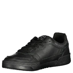 Black Polyester Sneaker