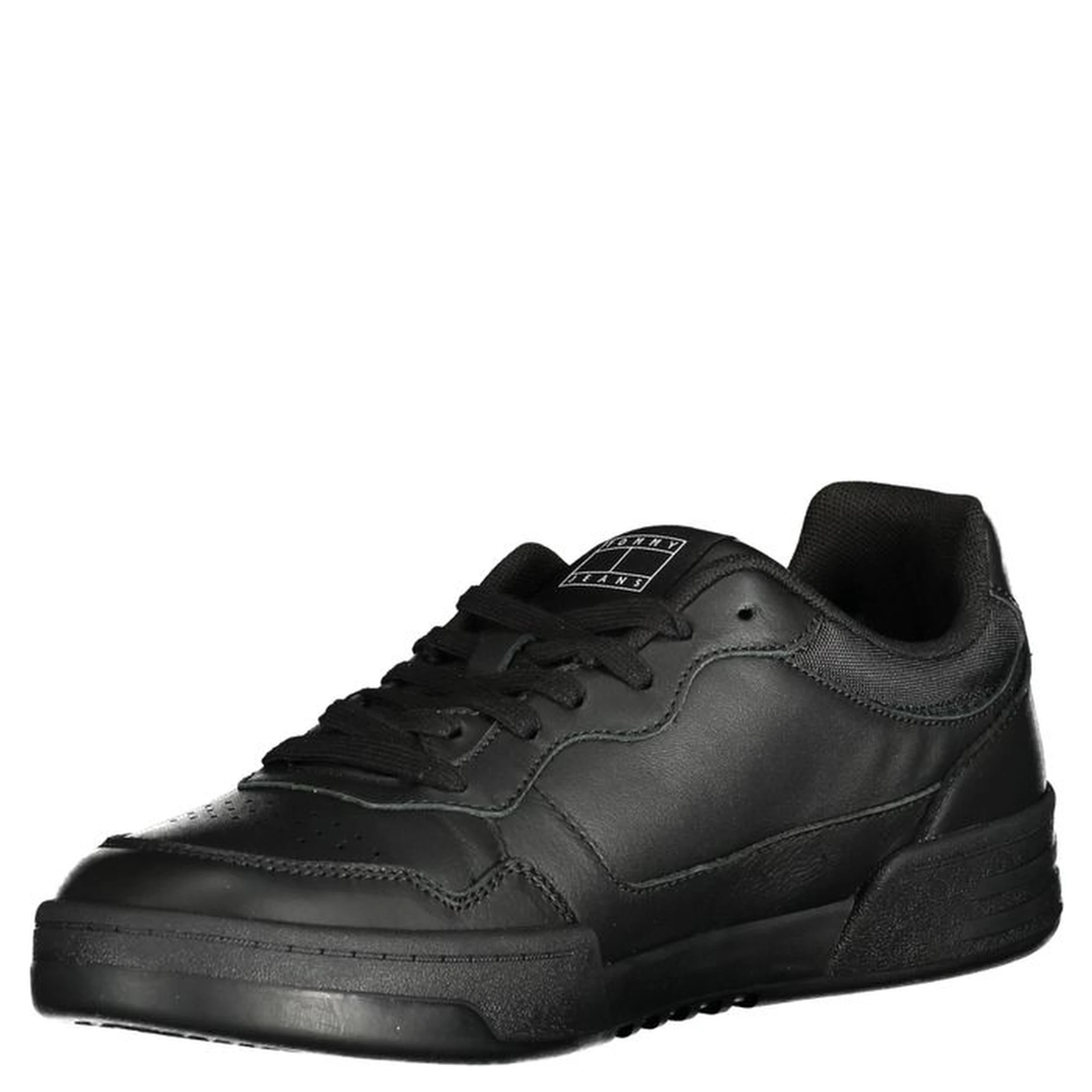 Black Polyester Sneaker