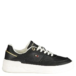 Black Polyester Sneaker