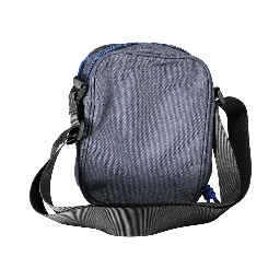 Blue Polyester Shoulder Bag