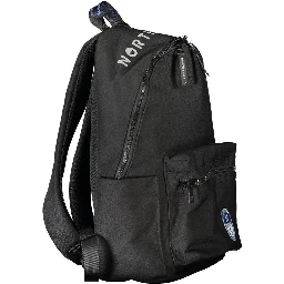 Black Polyester Backpack