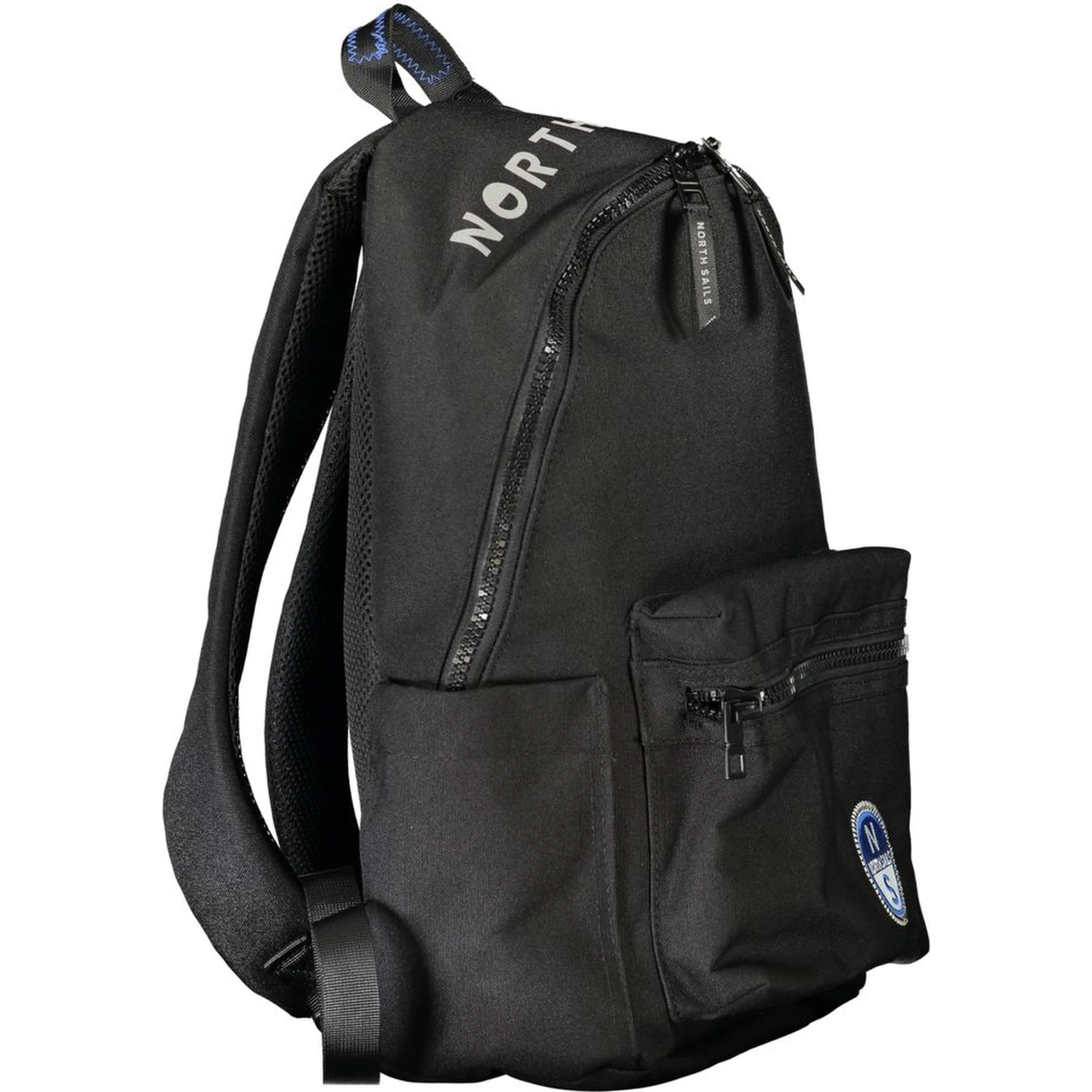 Black Polyester Backpack