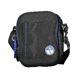 Black Polyester Shoulder Bag