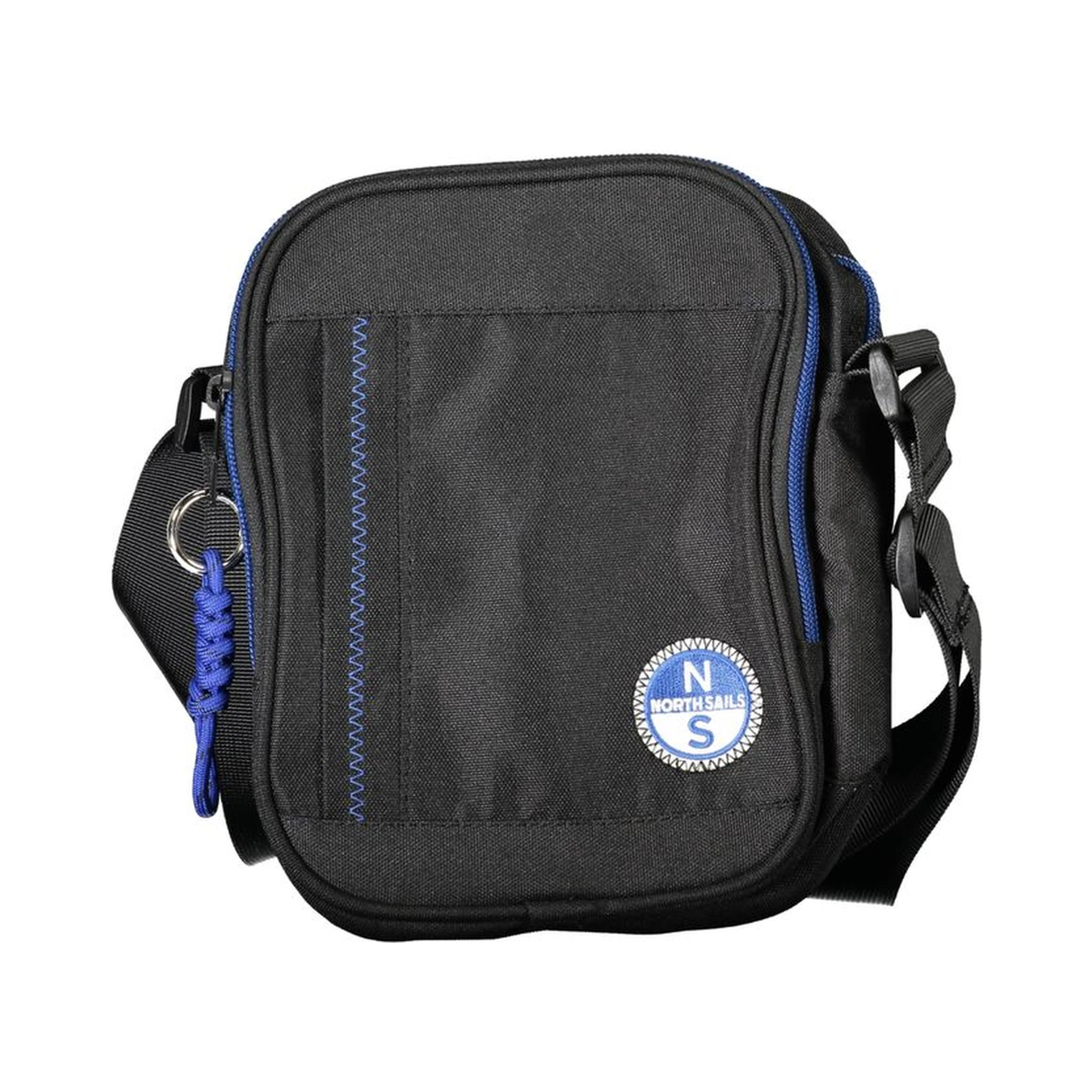 Black Polyester Shoulder Bag