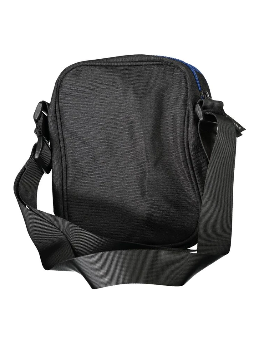 Black Polyester Shoulder Bag