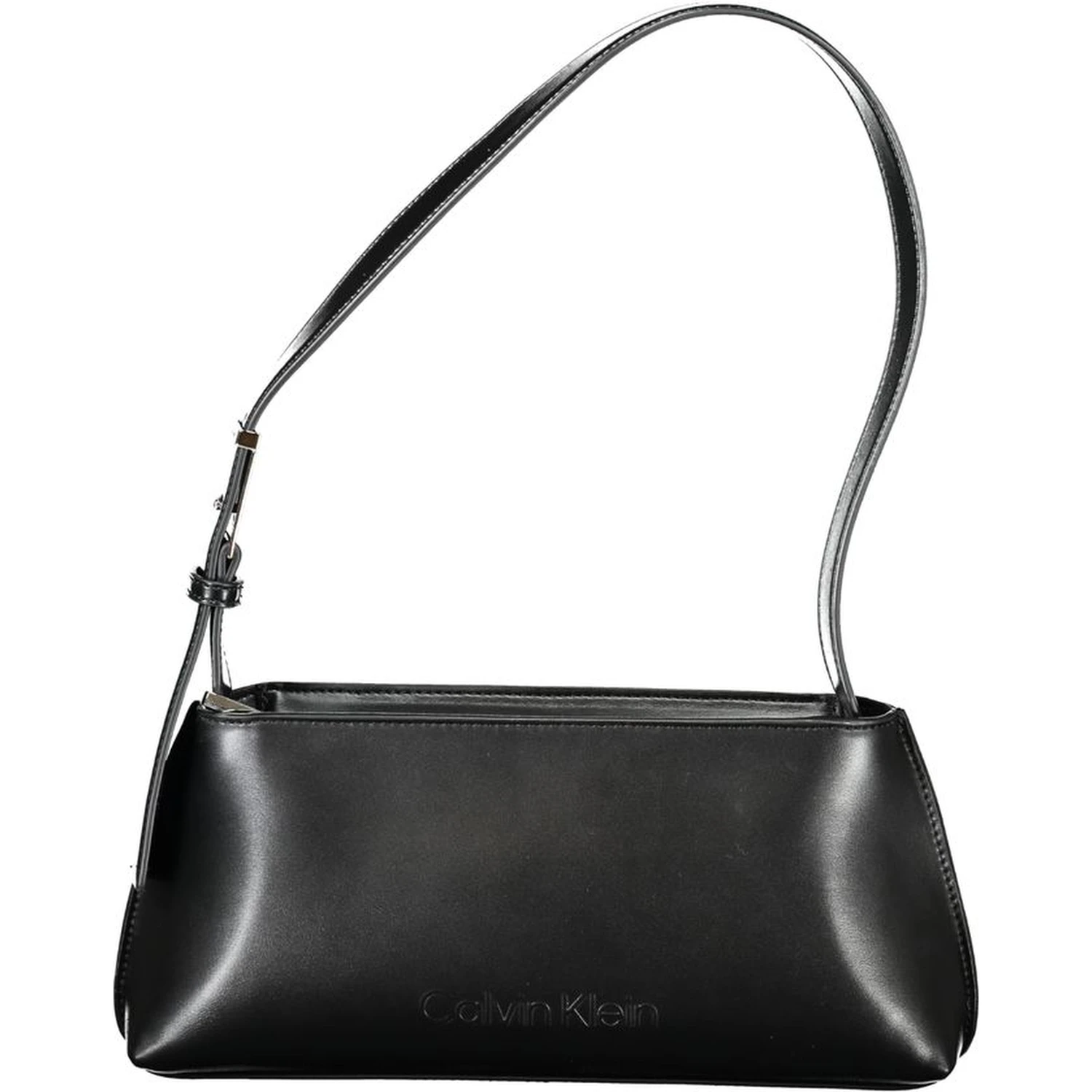 Embossed Logo Shoulder Bag