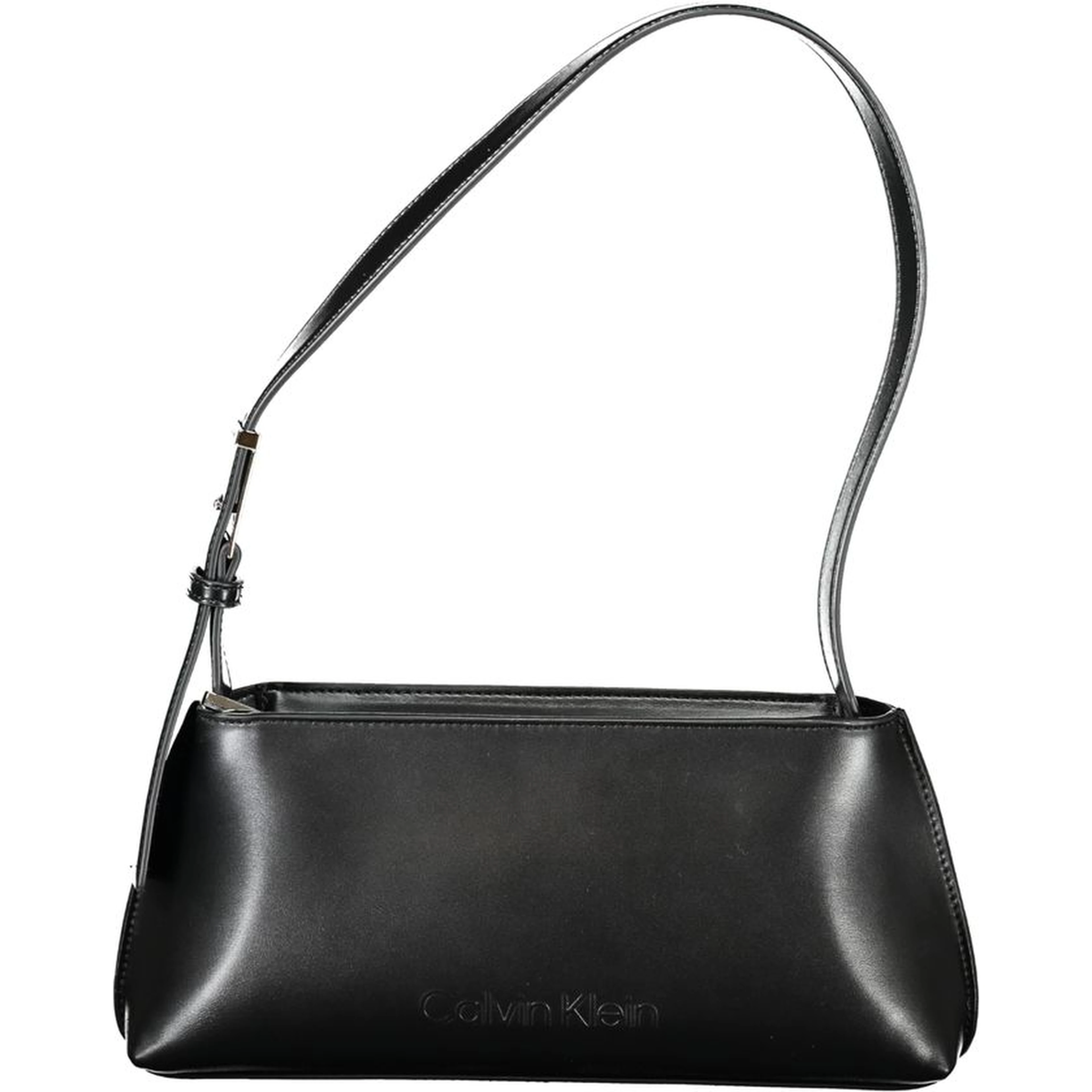 Embossed Logo Shoulder Bag