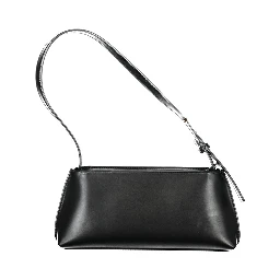 Embossed Logo Shoulder Bag