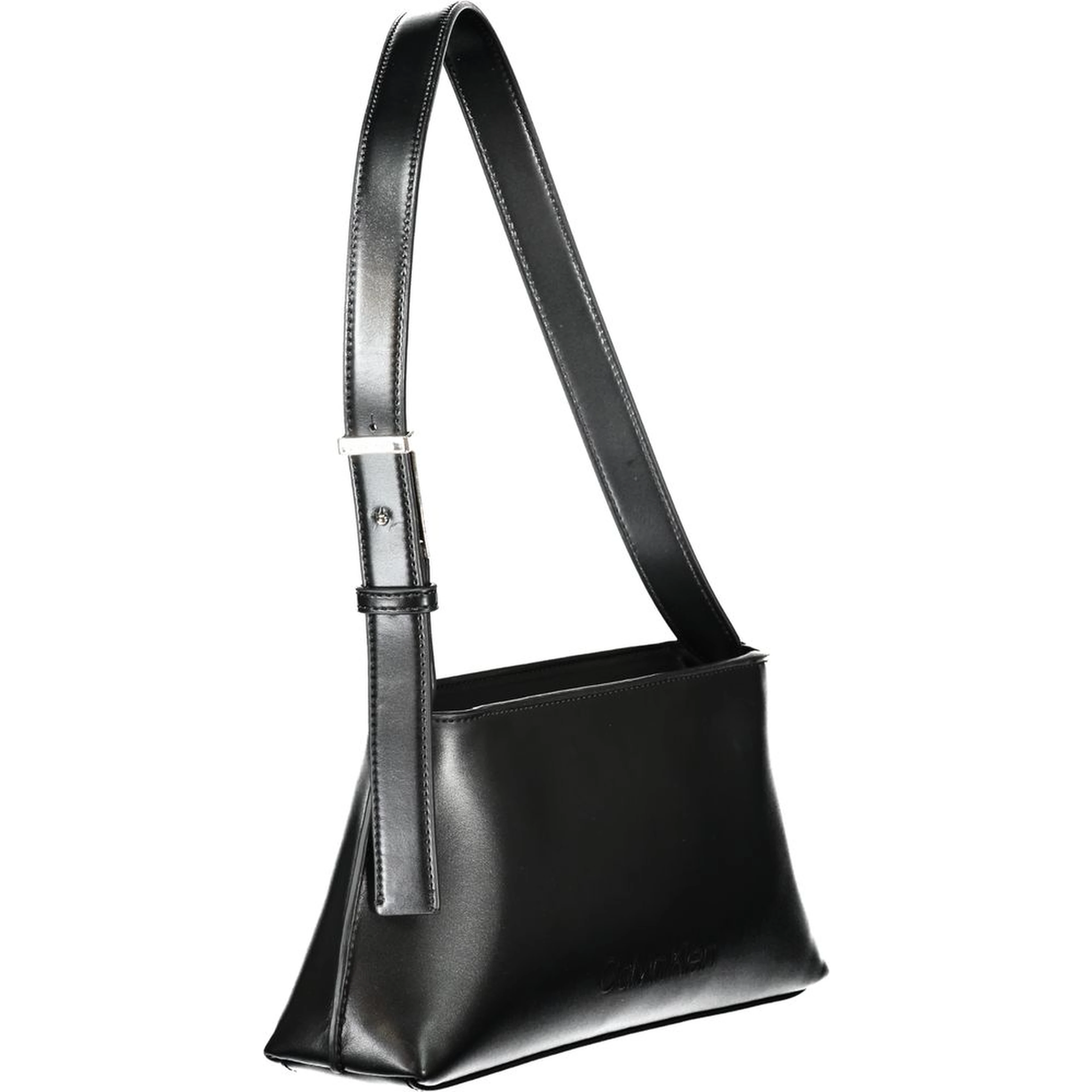 Embossed Logo Shoulder Bag
