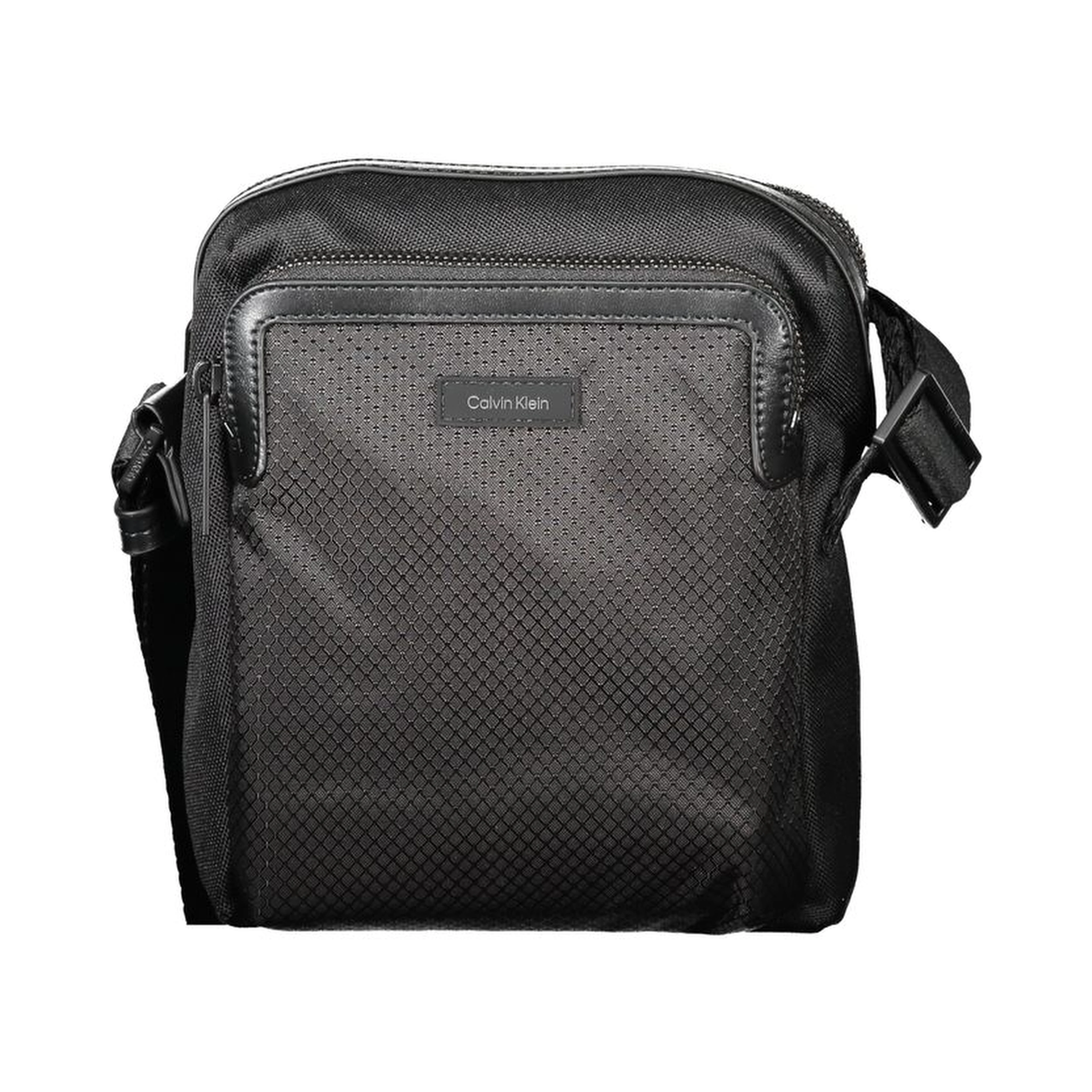 Black Polyester Shoulder Bag