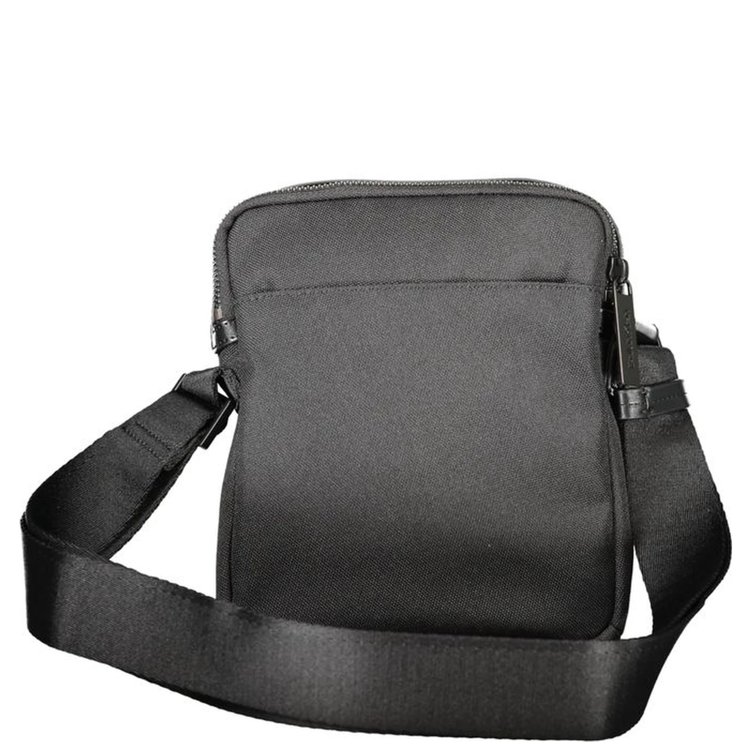 Black Polyester Shoulder Bag