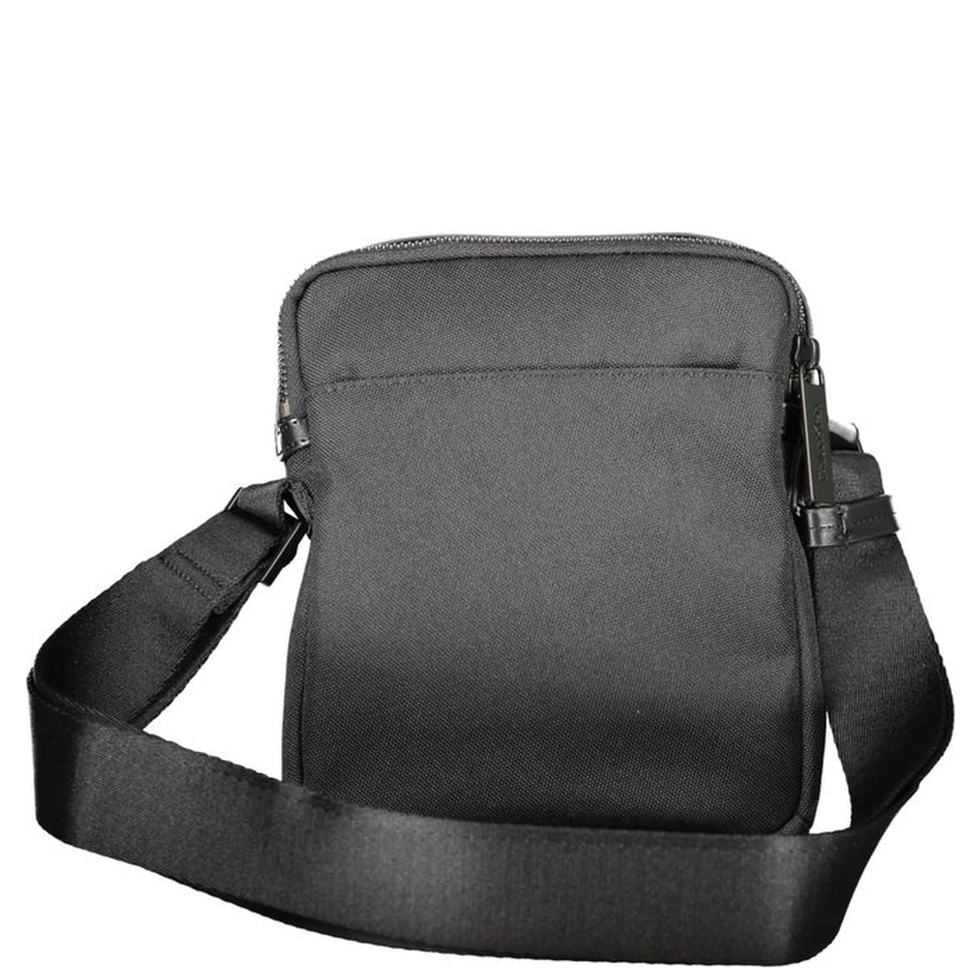 Black Polyester Shoulder Bag