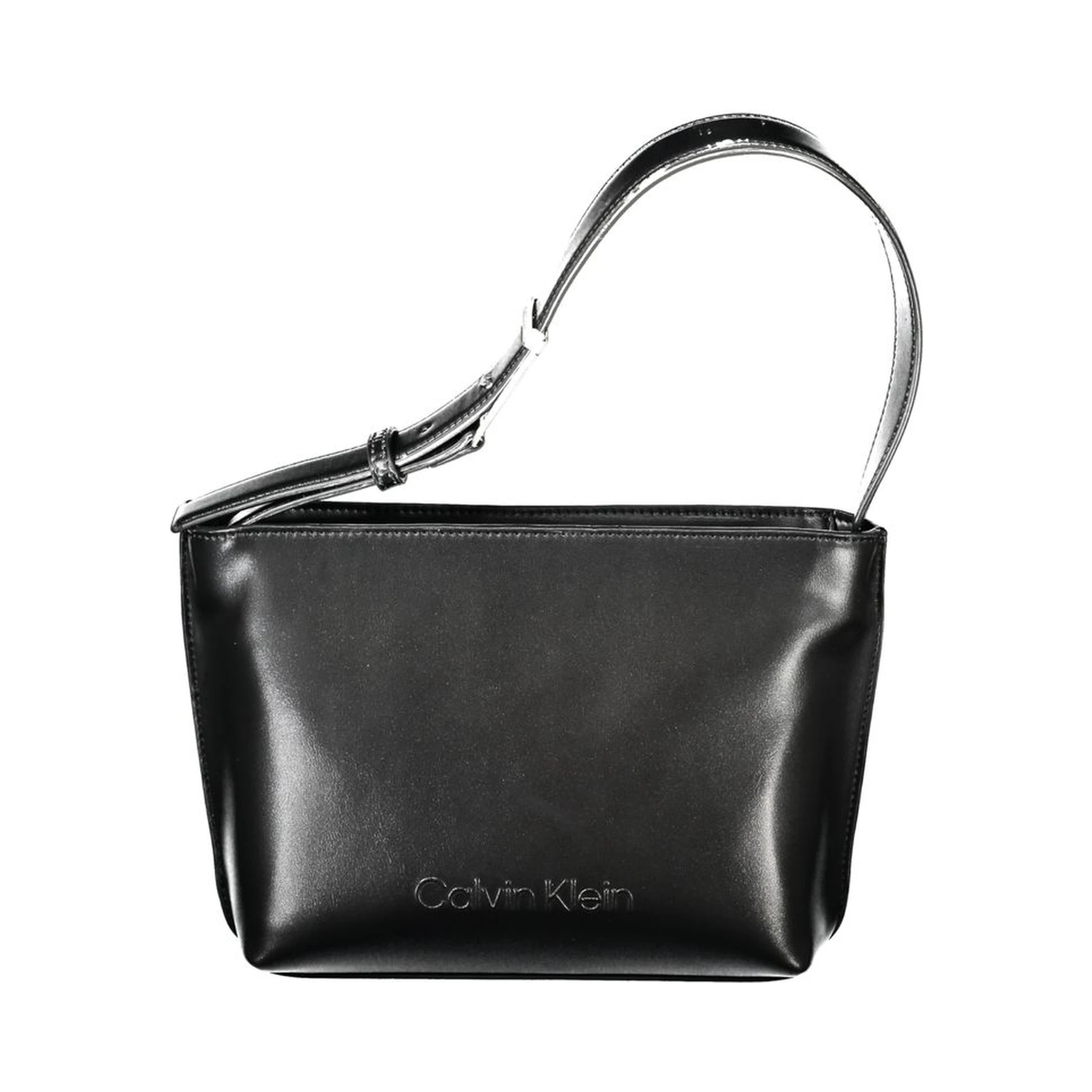 Black Polyester Handbag