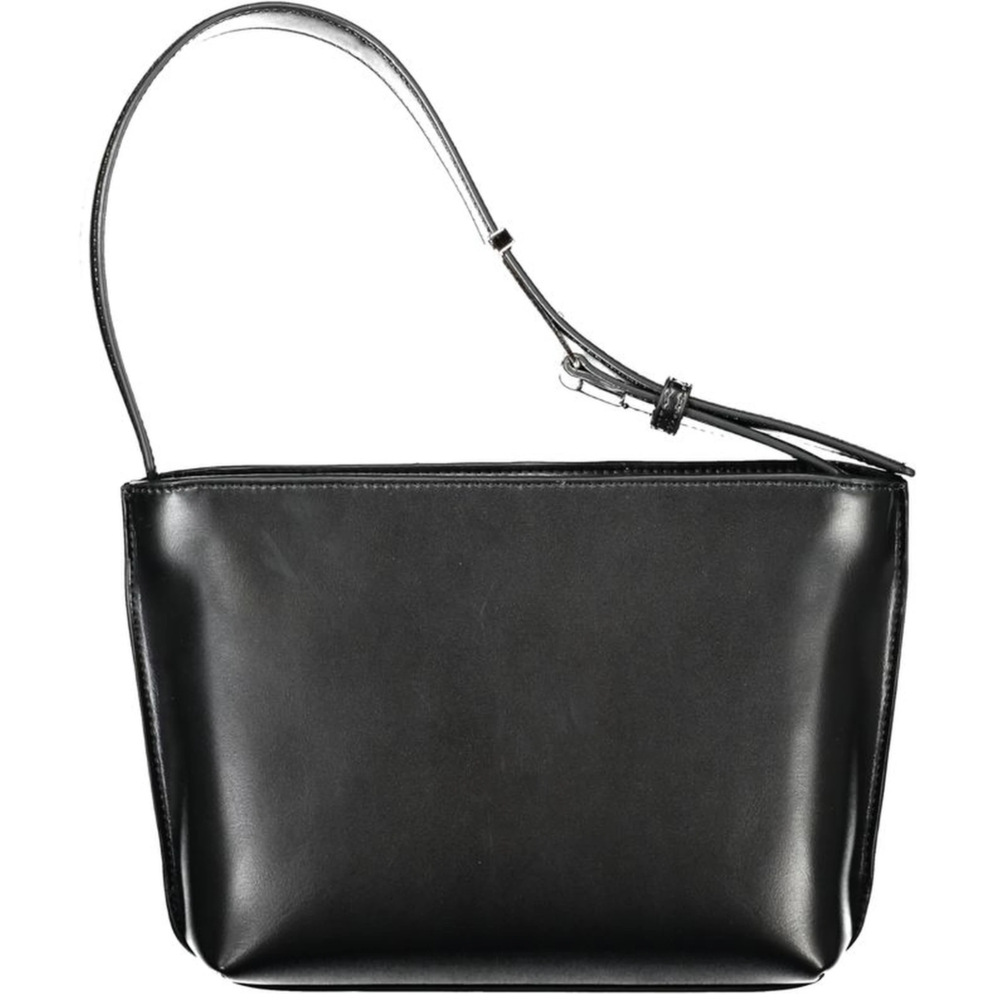 Black Polyester Handbag