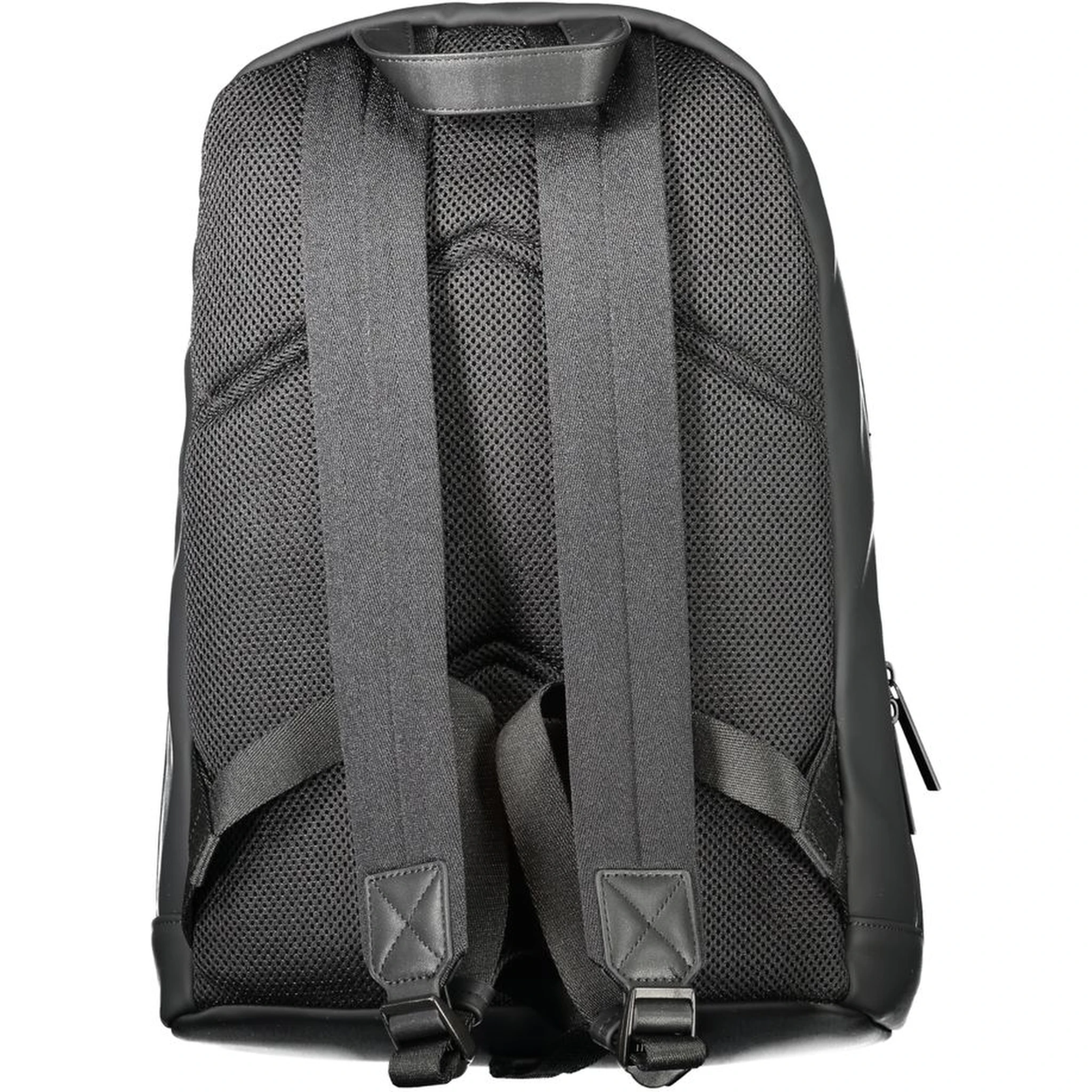 Black Polyester Backpack
