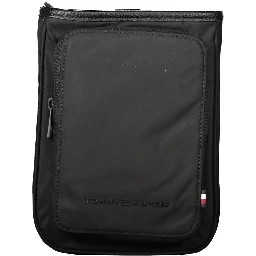 Black Polyester Shoulder Bag