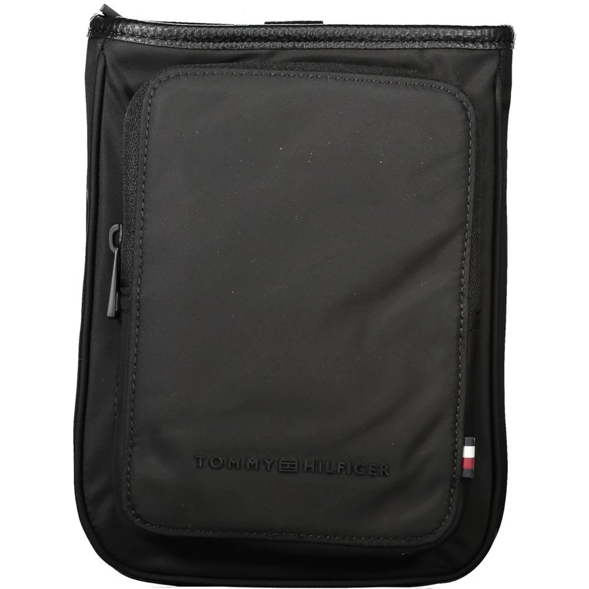 Black Polyester Shoulder Bag