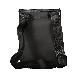 Black Polyester Shoulder Bag