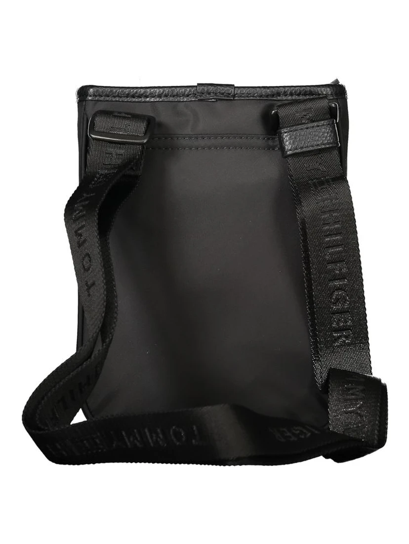 Black Polyester Shoulder Bag