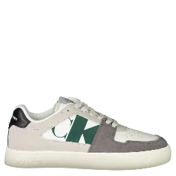 White Polyester Sneaker
