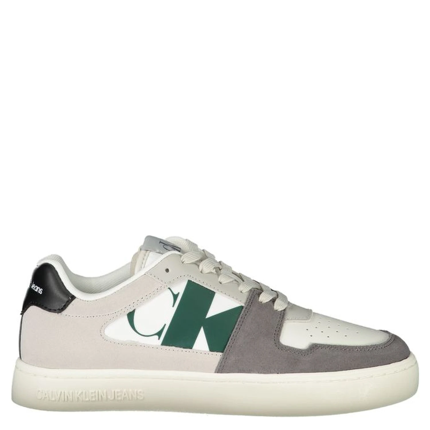 White Polyester Sneaker