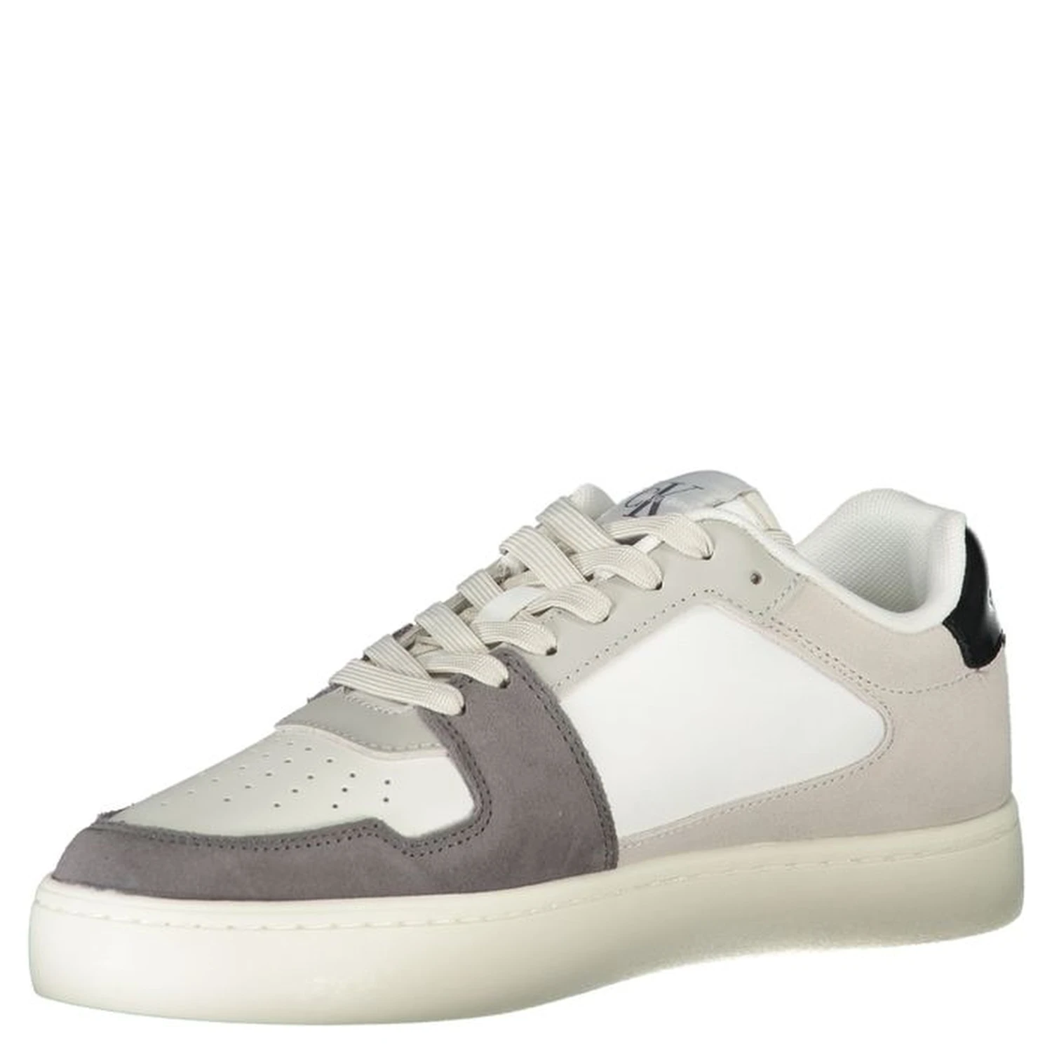 White Polyester Sneaker