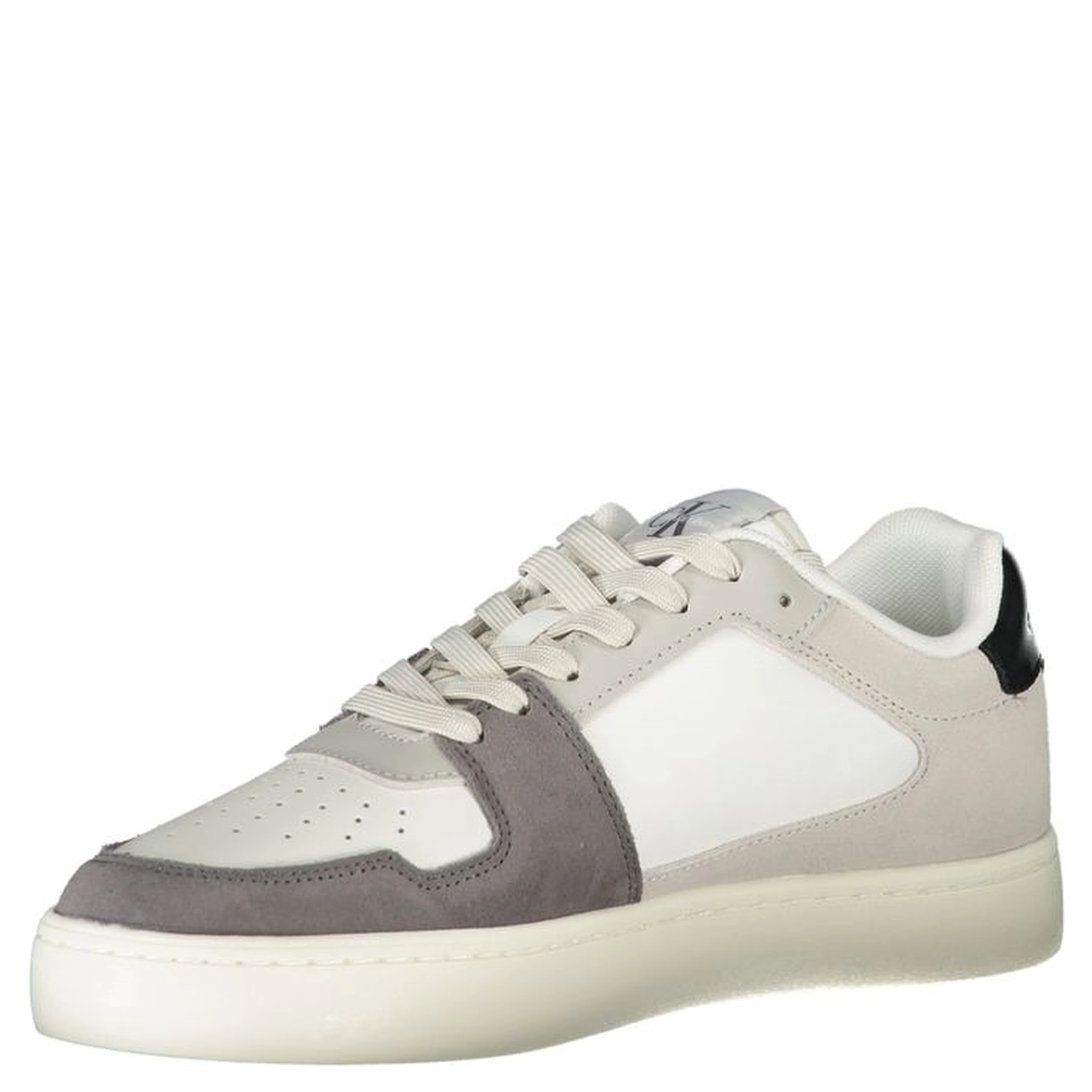 White Polyester Sneaker