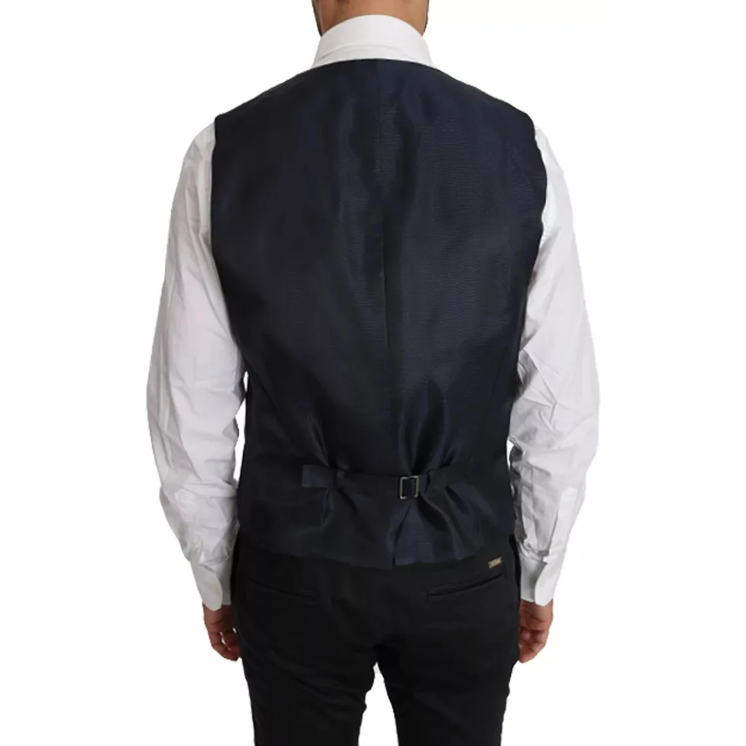 Blue Wool MARTINI Blazer Vest 2 Piece