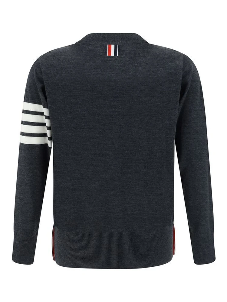 Gray Fleece Wool Cardigan alternative