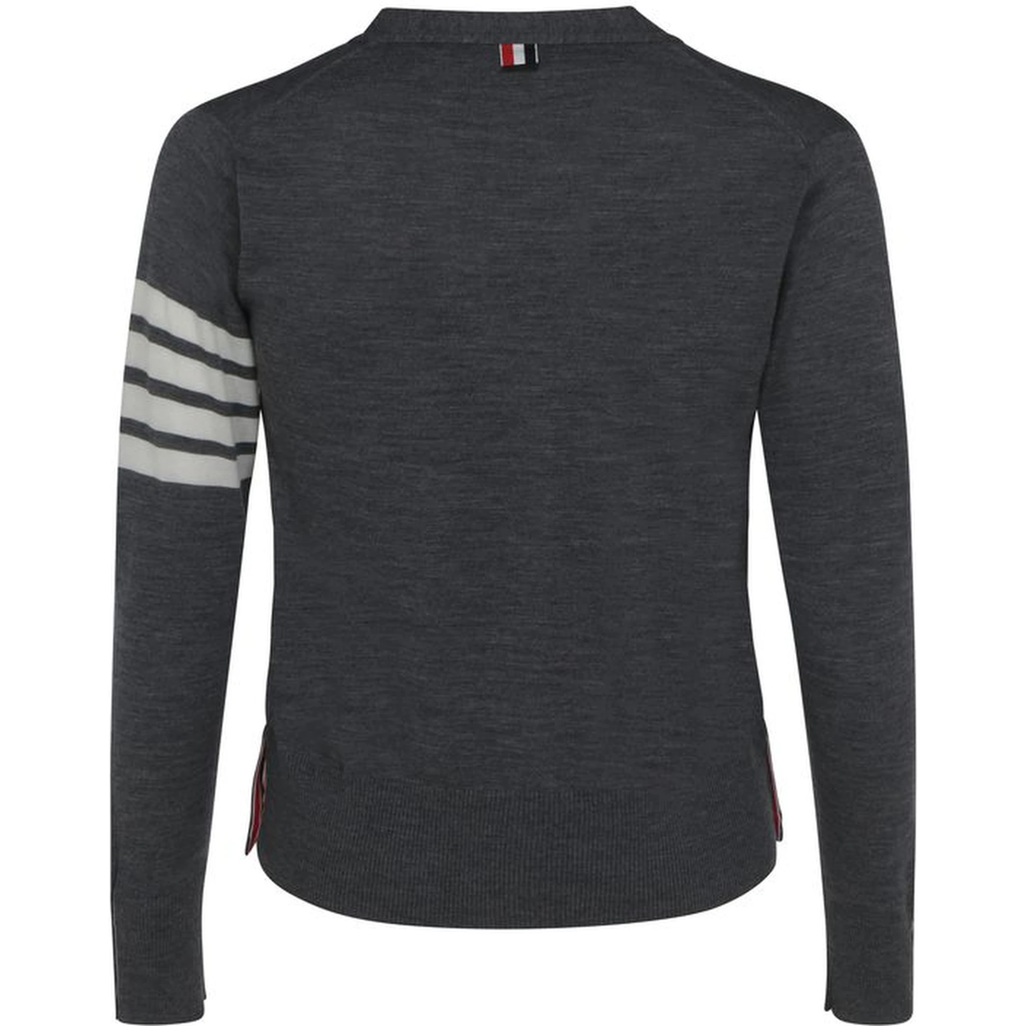 Gray Fleece Wool Cardigan