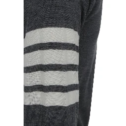 Gray Fleece Wool Cardigan