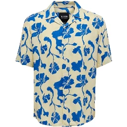 Bicolor Viscose Shortsleeve Shirt