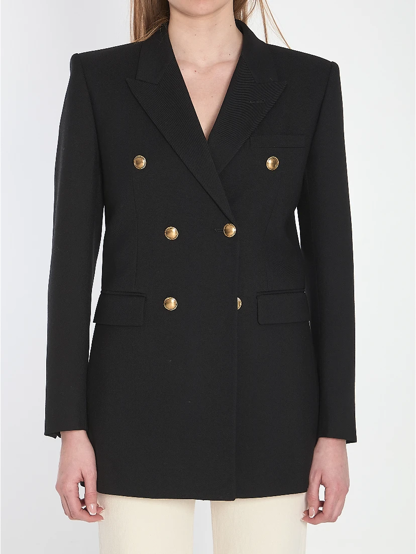 Woolò double-breasted jacket