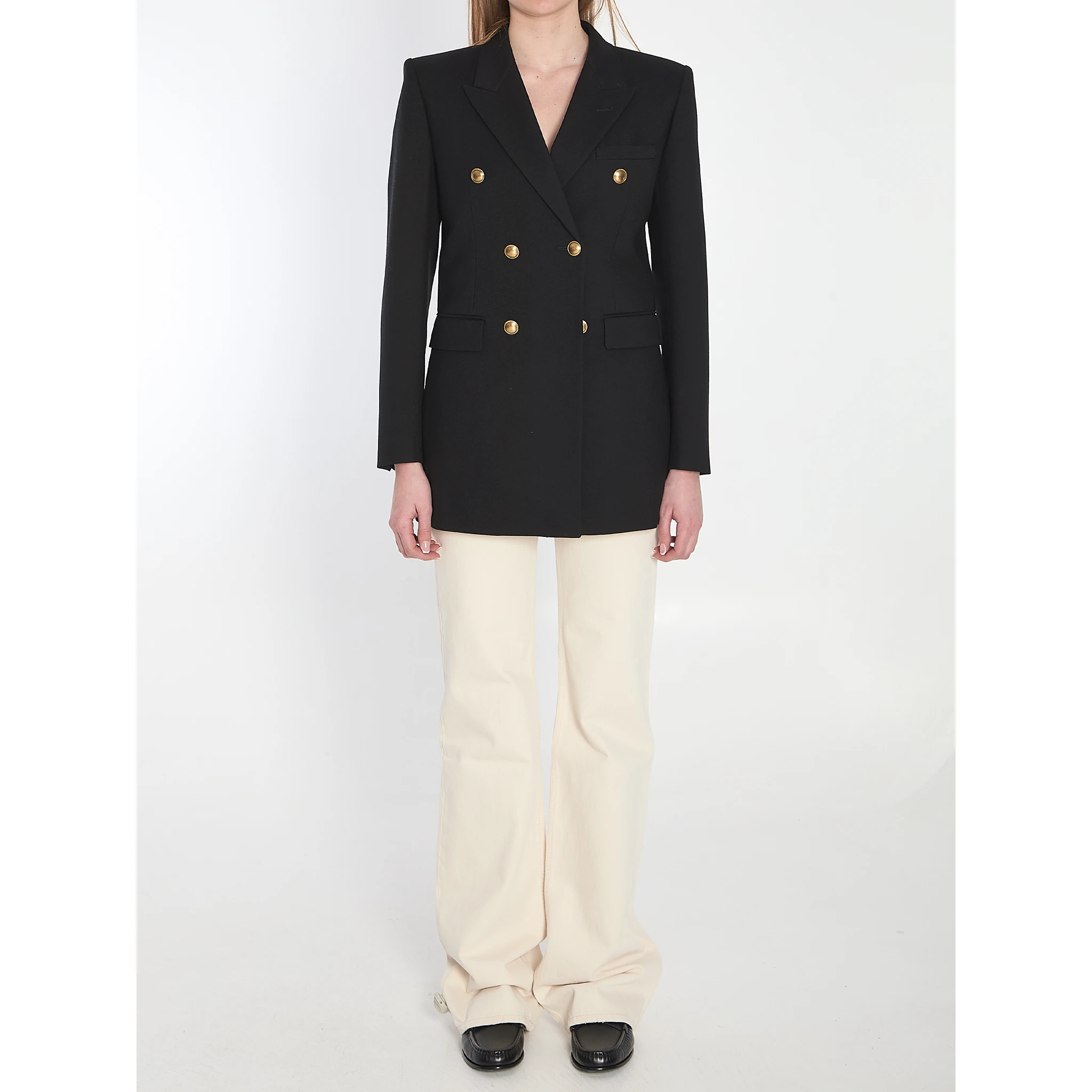 Woolò double-breasted jacket