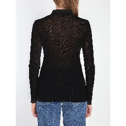 Long-sleeve polo shirt