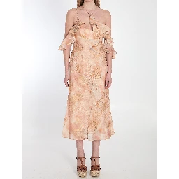 Illuminate midi dress