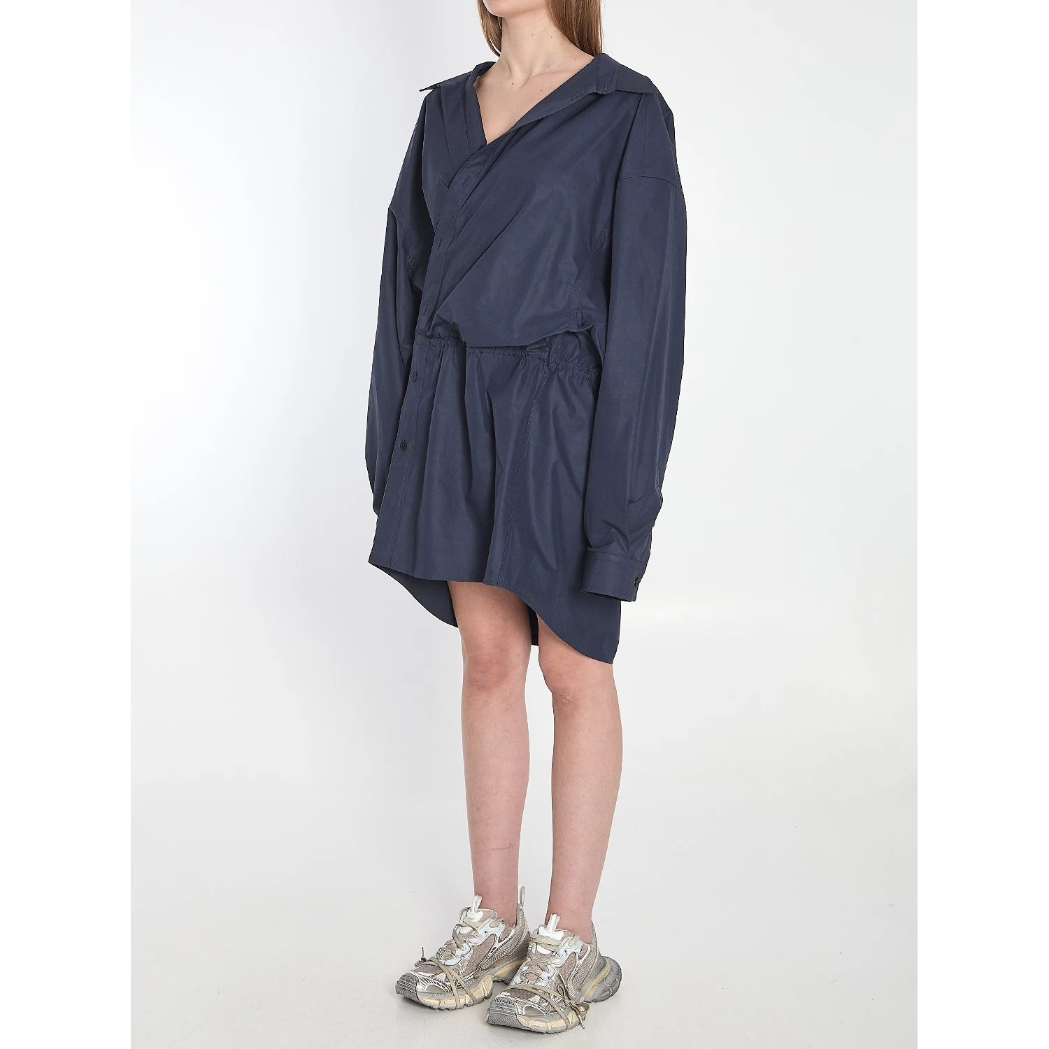 Mini shirt dress