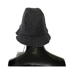Black Washed Wide Brim Outdoor Bucket Hat