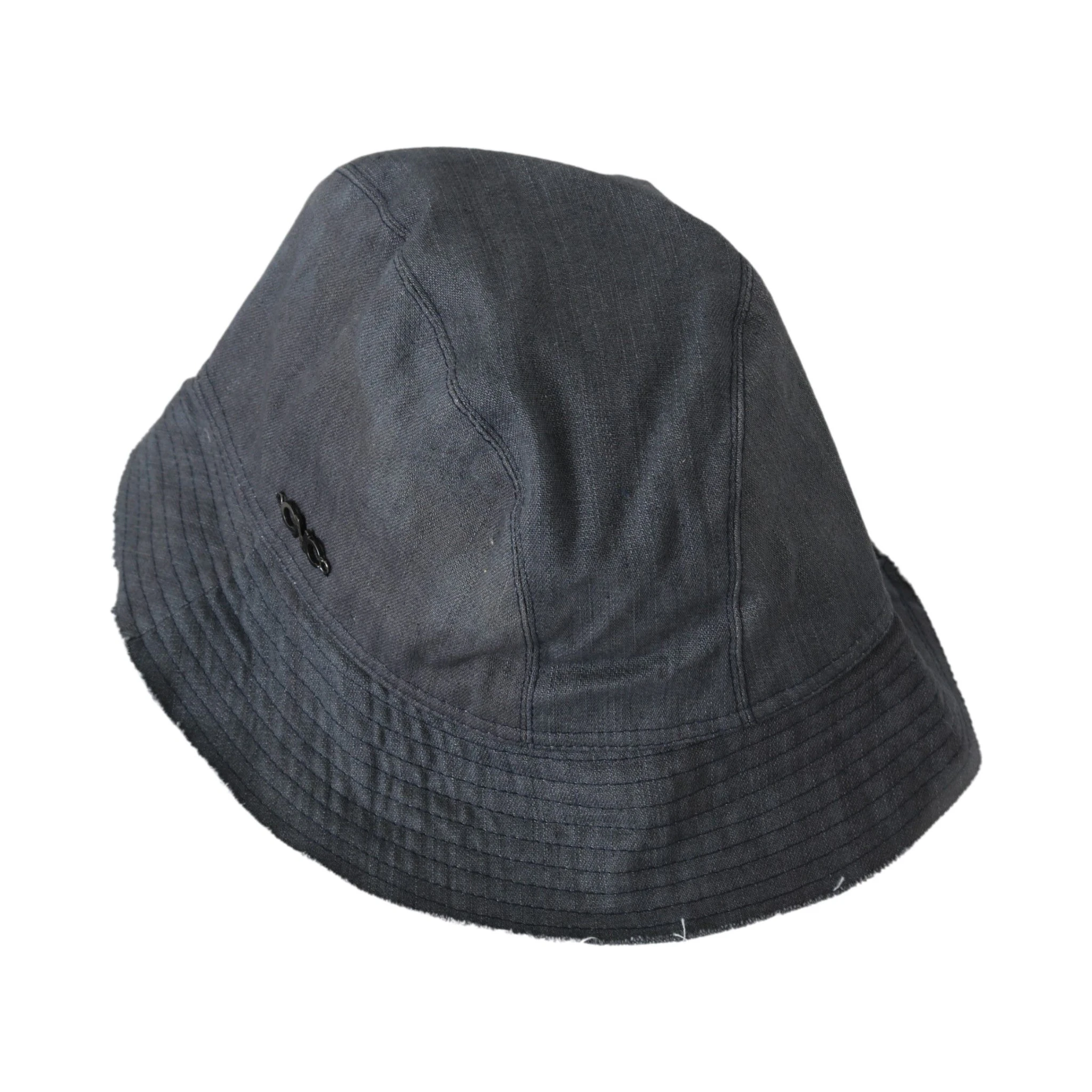 Black Washed Wide Brim Outdoor Bucket Hat