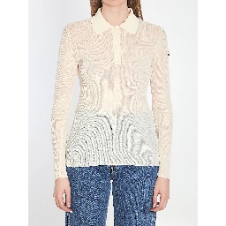 Long-sleeve polo shirt