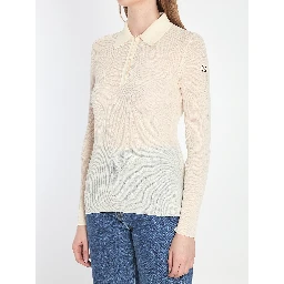 Long-sleeve polo shirt