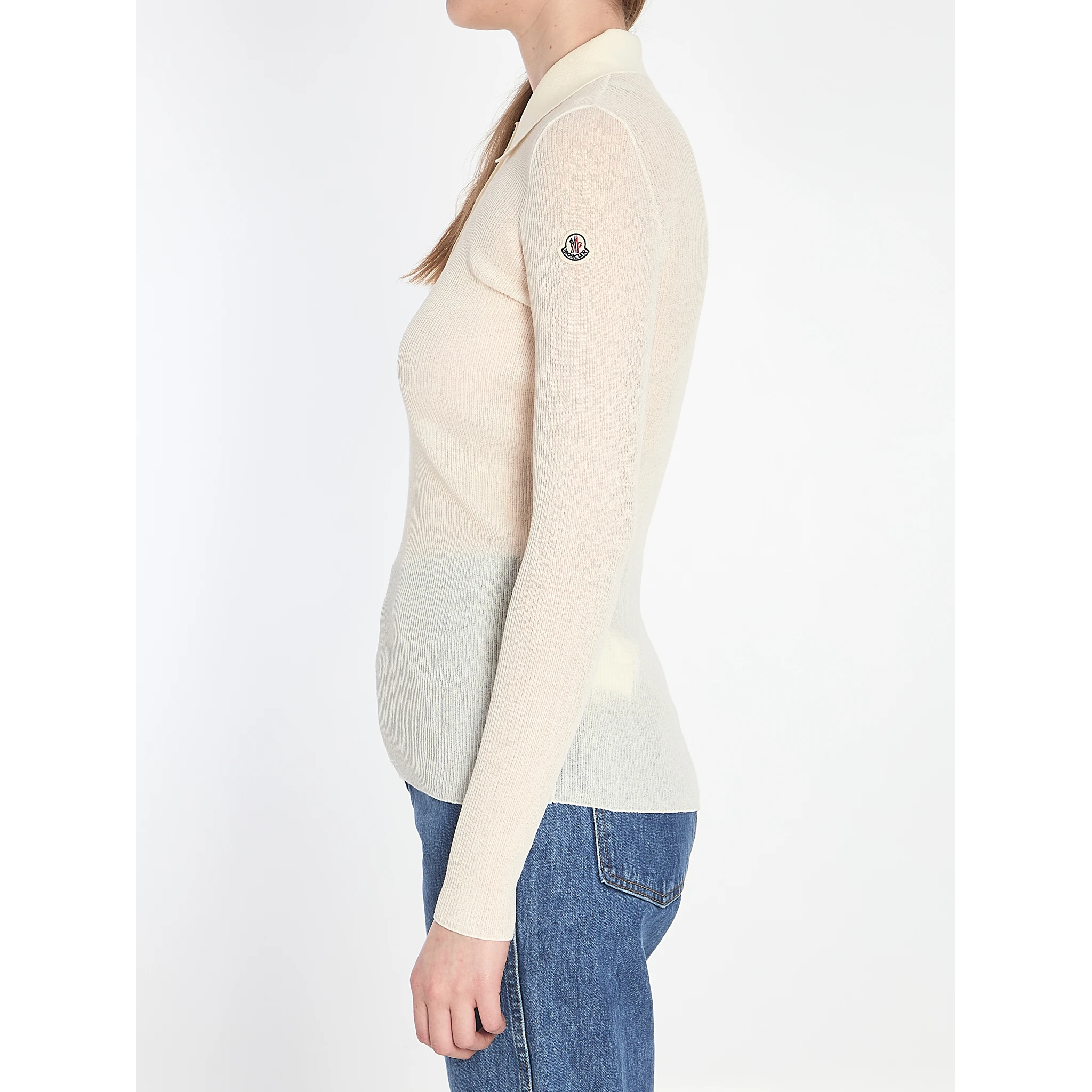 Long-sleeve polo shirt