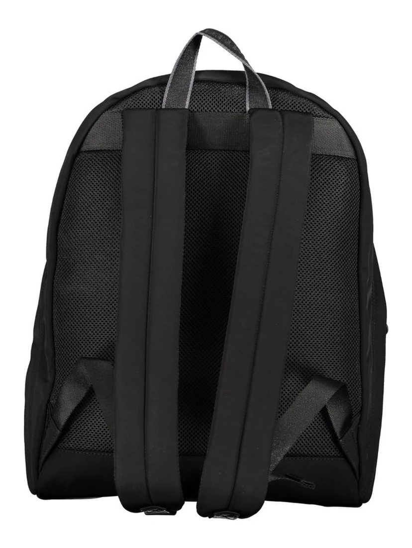 Black Polyester Backpack