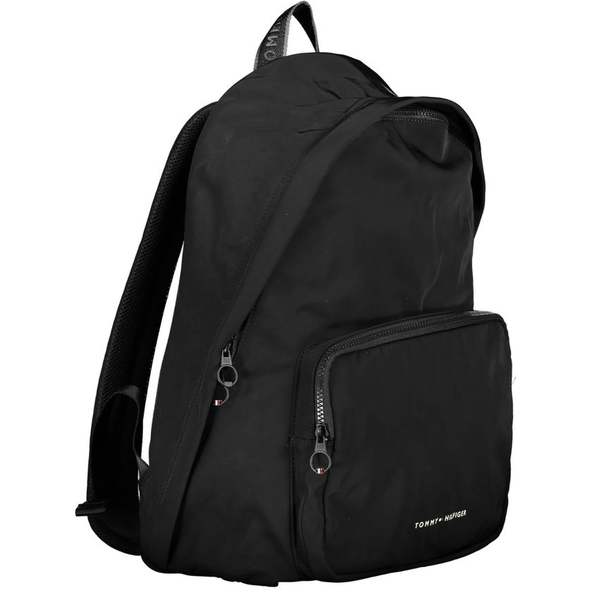 Black Polyester Backpack